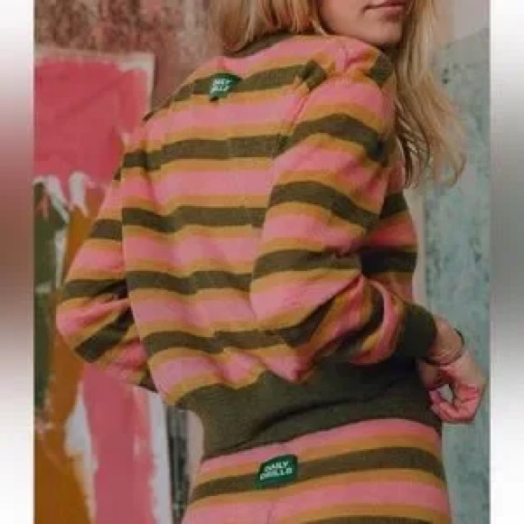 Daily Drills Striped Knit Pants - Picture 2 of 7